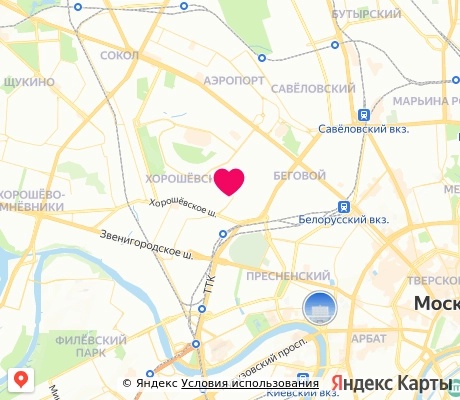 На карте