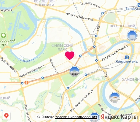 На карте
