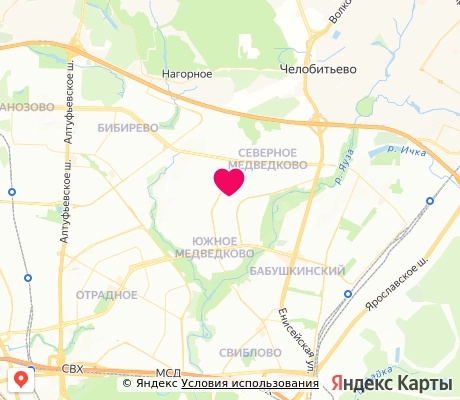 На карте