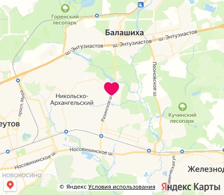 На карте