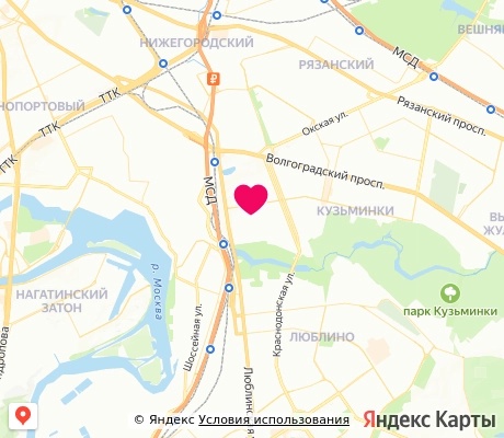 На карте
