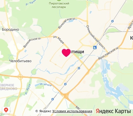 На карте