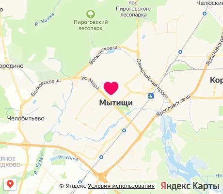 На карте