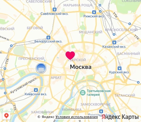 На карте