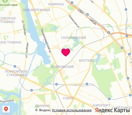 На карте