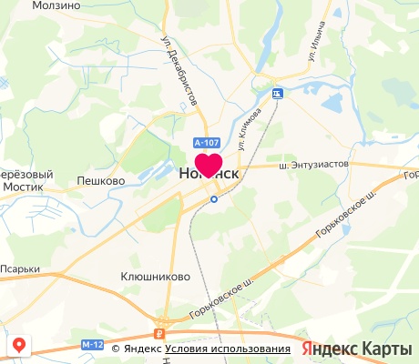 На карте