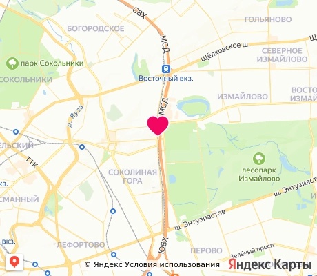 На карте