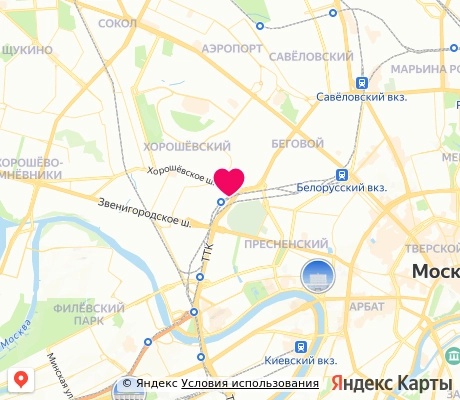 На карте