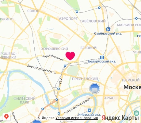 На карте