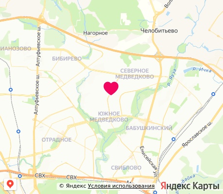 На карте
