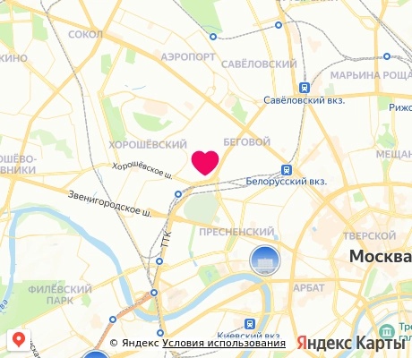 На карте