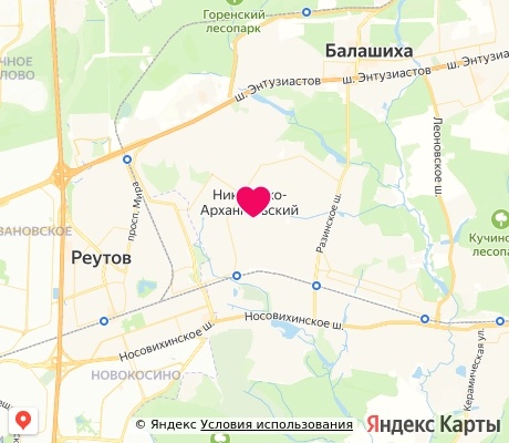 На карте