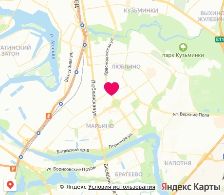 На карте