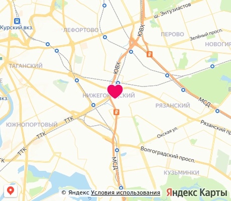 На карте