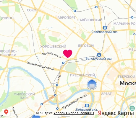 На карте