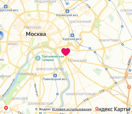 На карте
