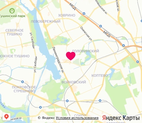На карте