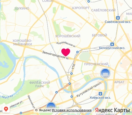 На карте