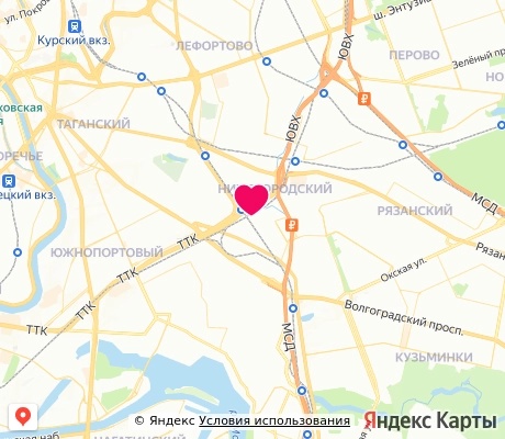 На карте