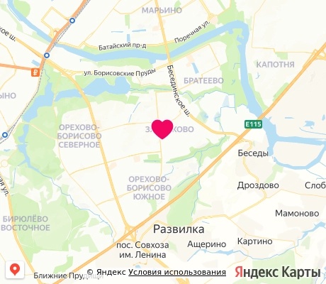 На карте