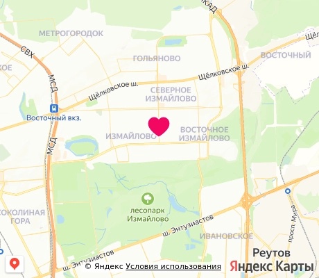 На карте
