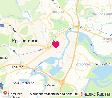 На карте