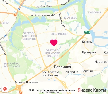 На карте