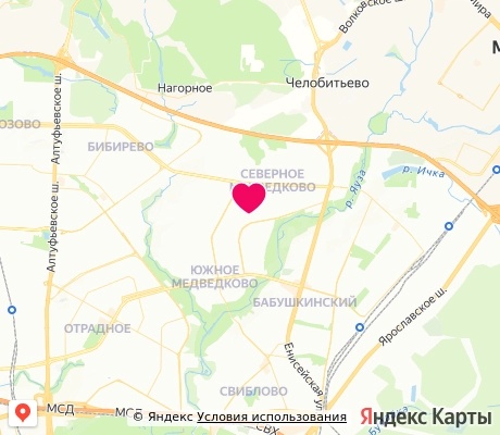 На карте