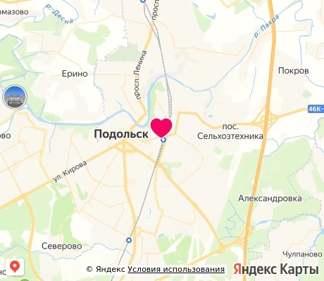 На карте