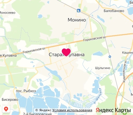 На карте