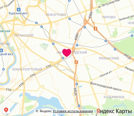 На карте