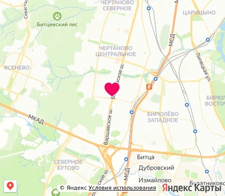 На карте