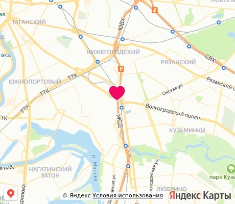 На карте