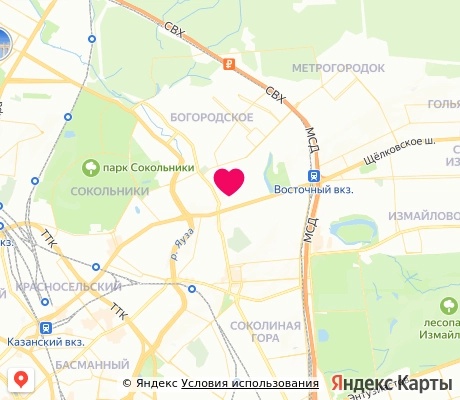 На карте
