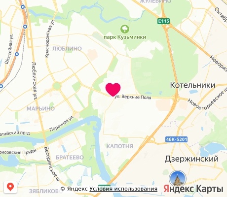 На карте
