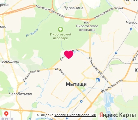 На карте