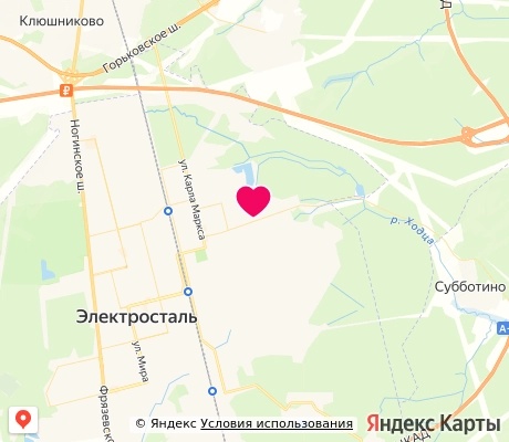 На карте