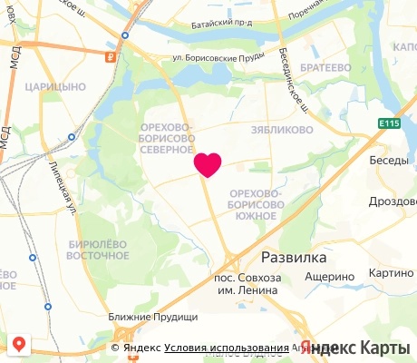 На карте