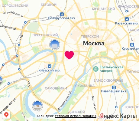 На карте