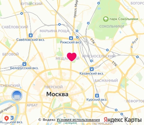 На карте