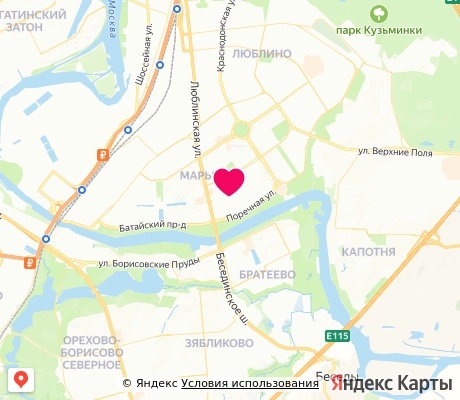 На карте