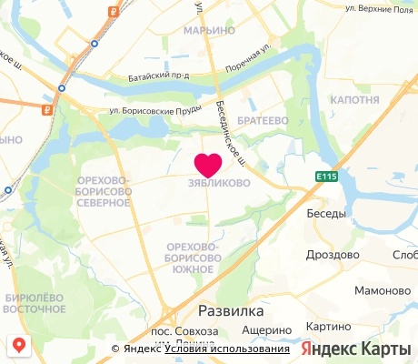 На карте
