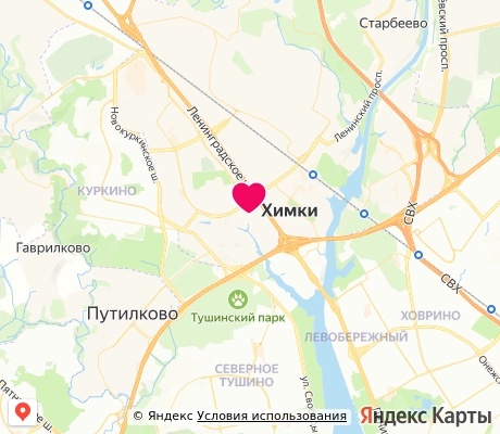 На карте