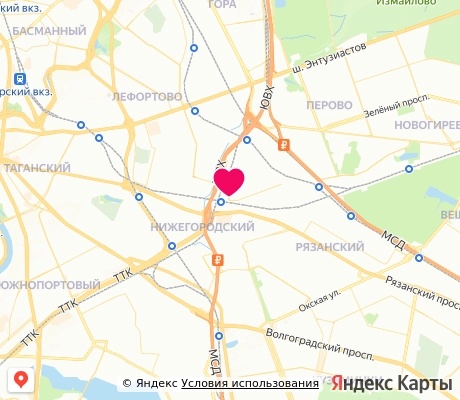 На карте
