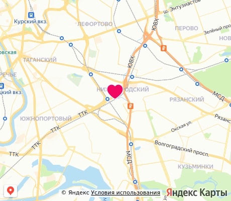 На карте