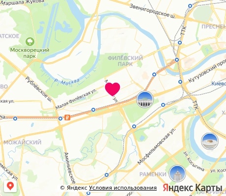 На карте