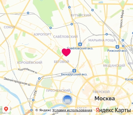 На карте