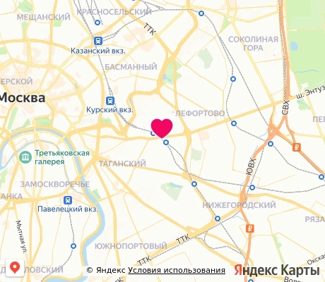 На карте