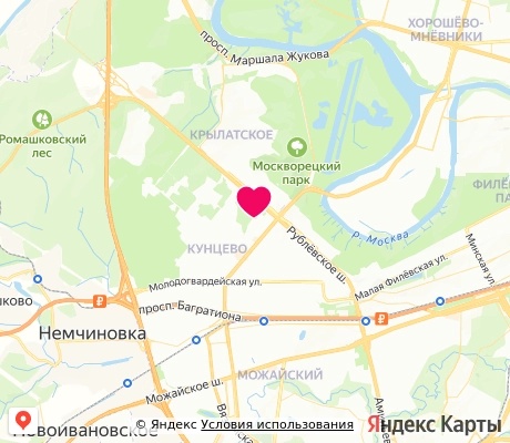 На карте