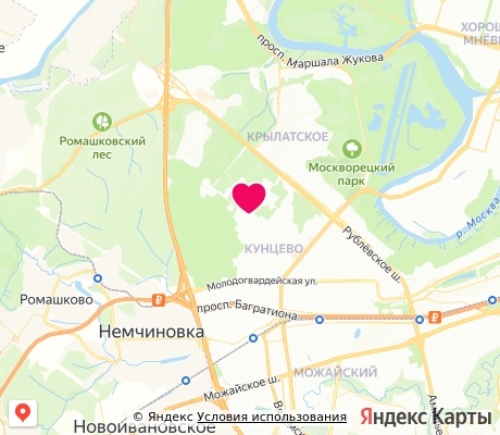 На карте